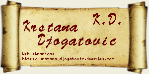 Krstana Đogatović vizit kartica